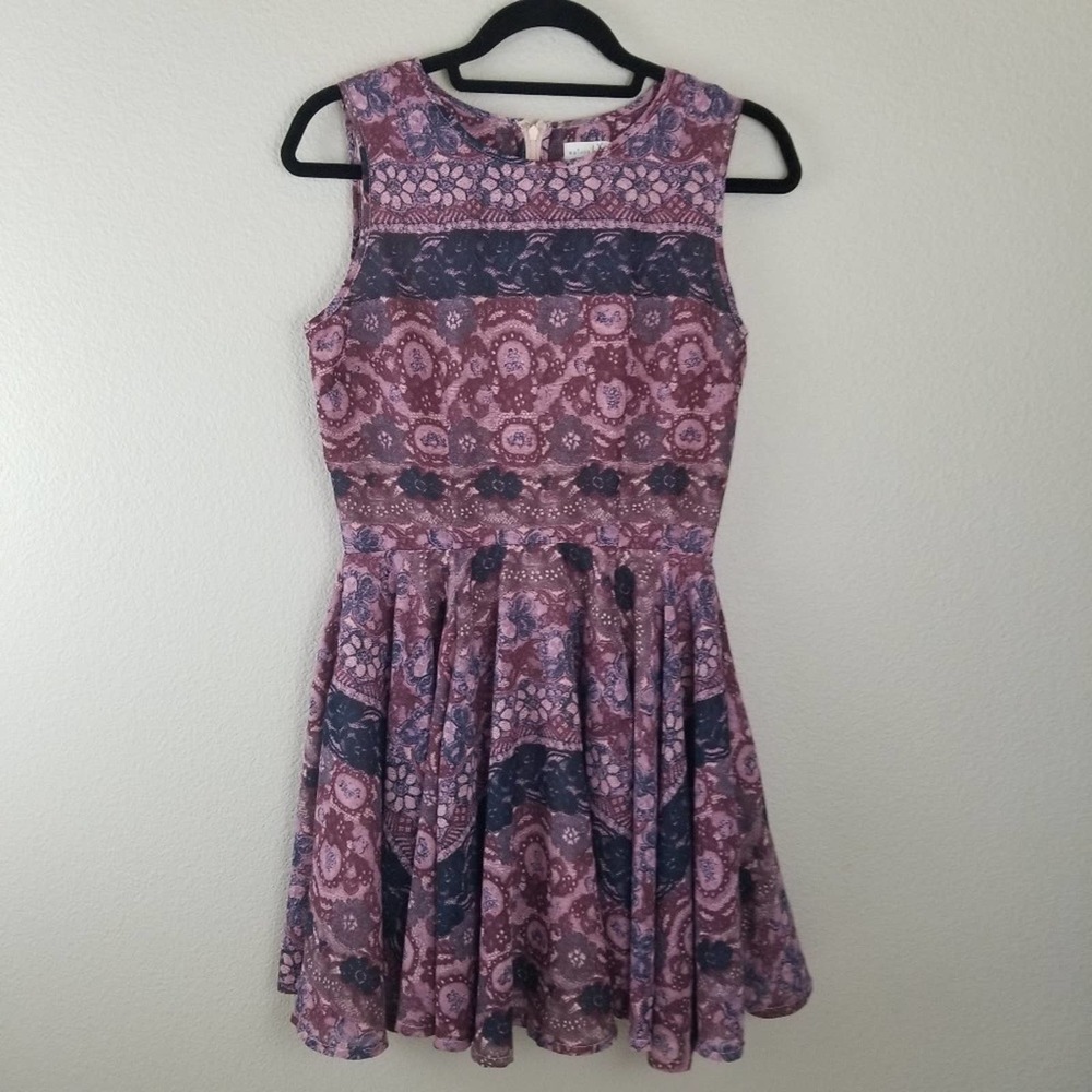 Maison Jules Abstract Floral Tank Dress